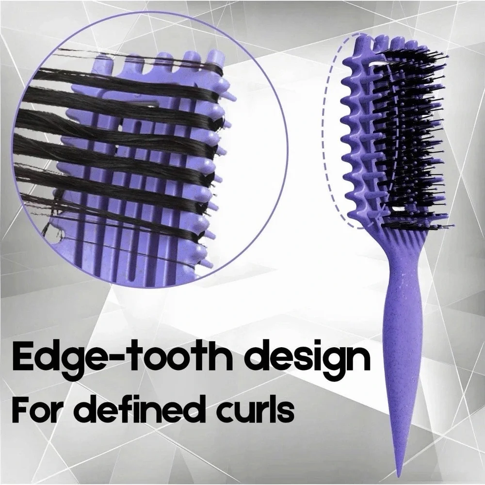 Curly Hair Brush Candybrush Curl Defining Brush for Detangling Shaping and De...